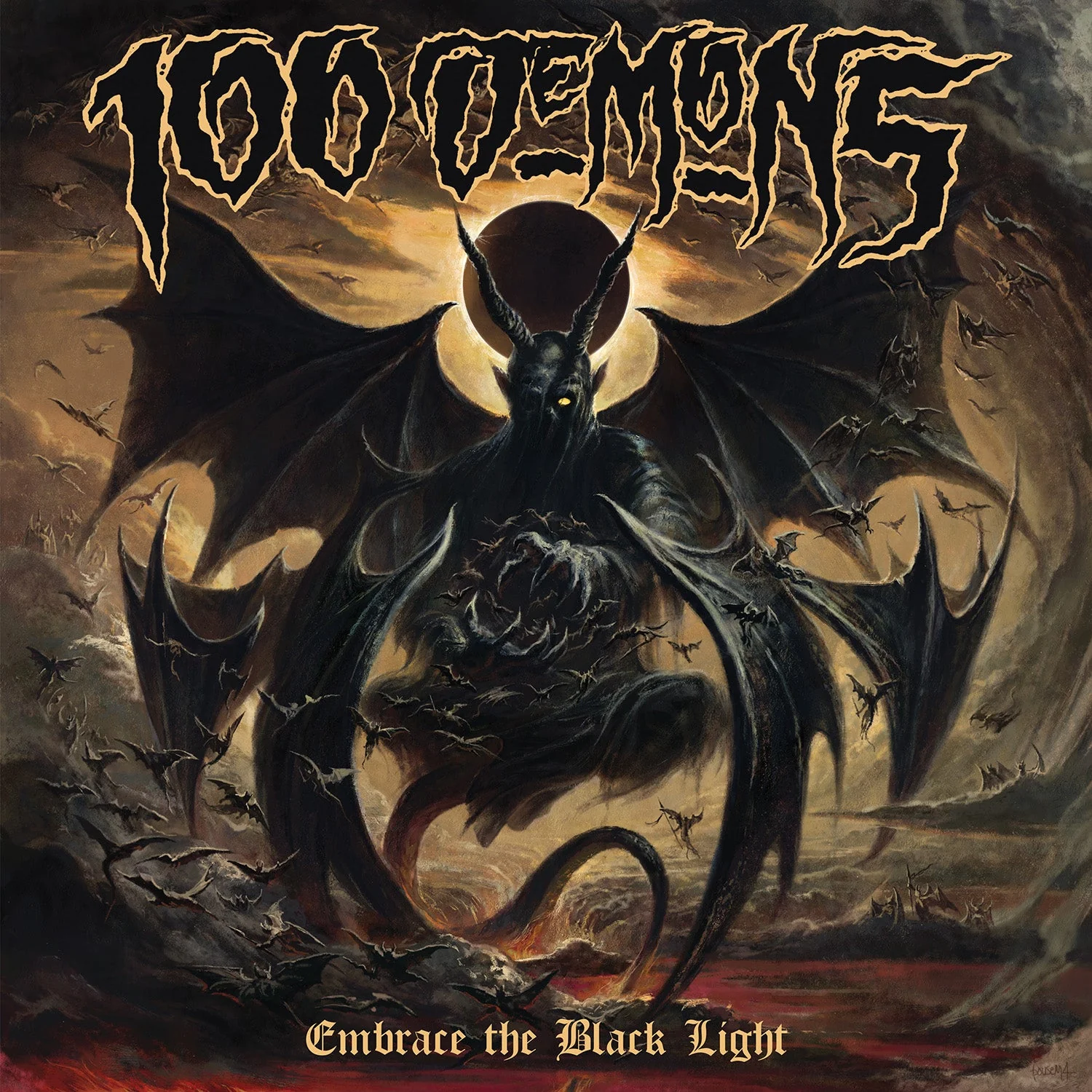 100 DEMONS "Embrace The Black Light" CD
