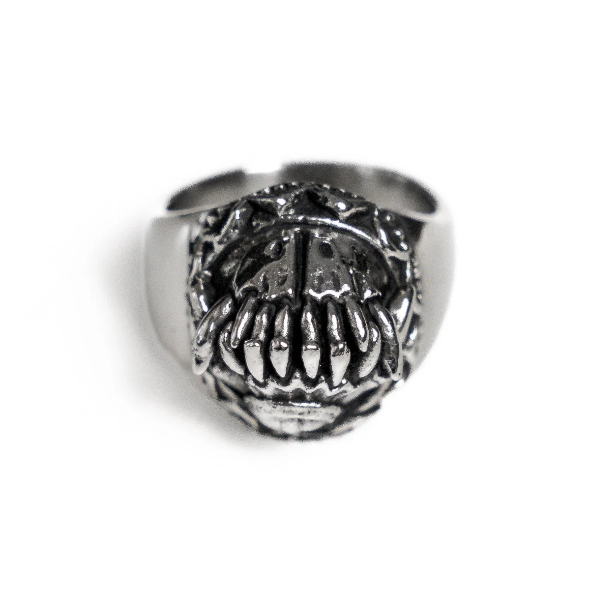 AMENRA "De Toorn - White Brass" Ring
