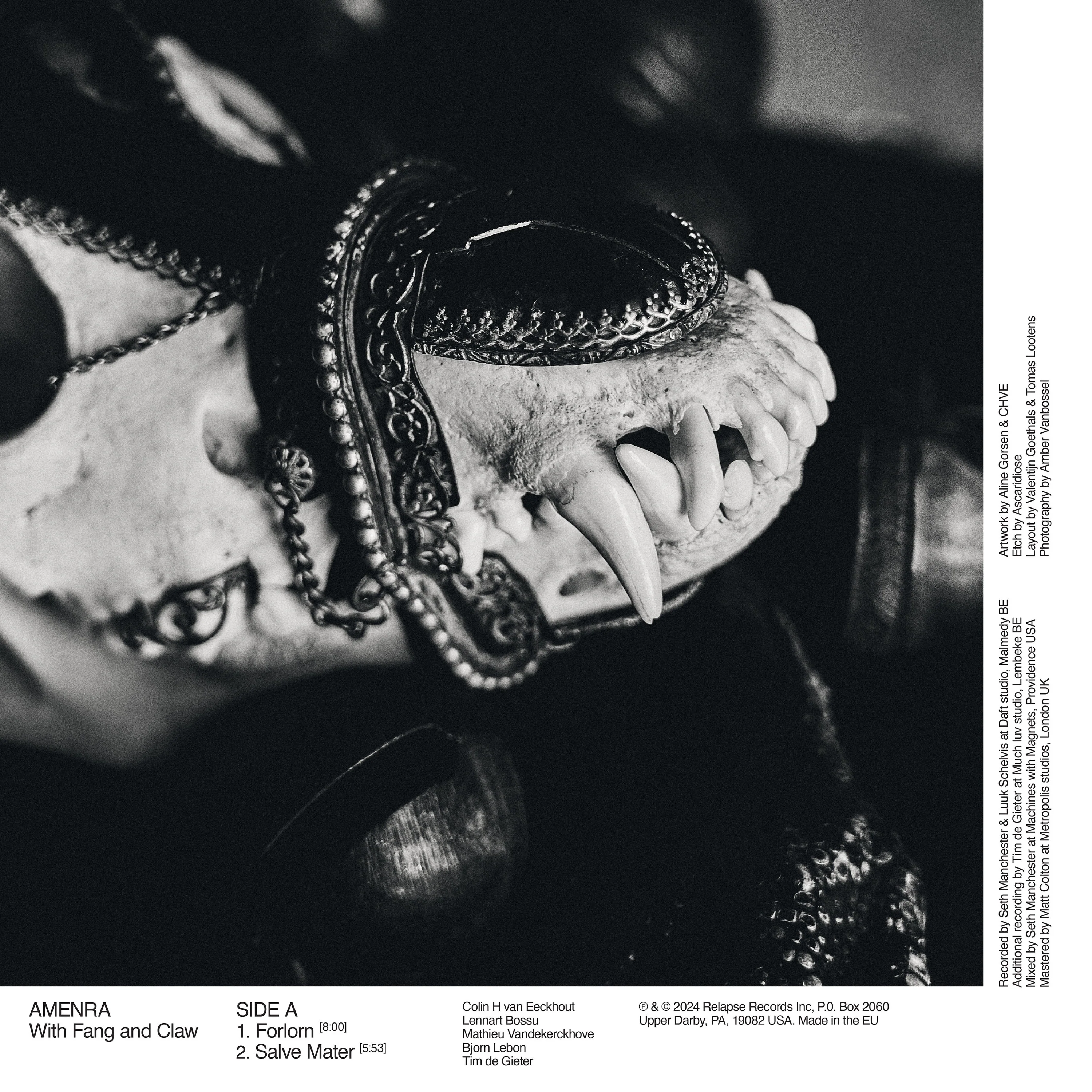 AMENRA "With Fang And Claw" CD