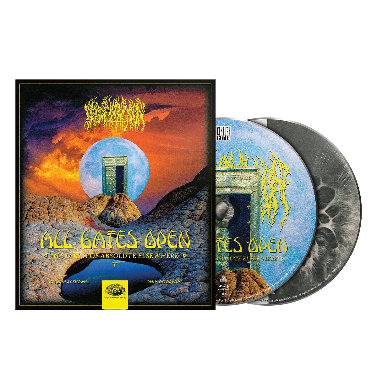 BLOOD INCANTATION "All Gates Open" CD + Blu-Ray + T-Shirt Bundle - Image 2