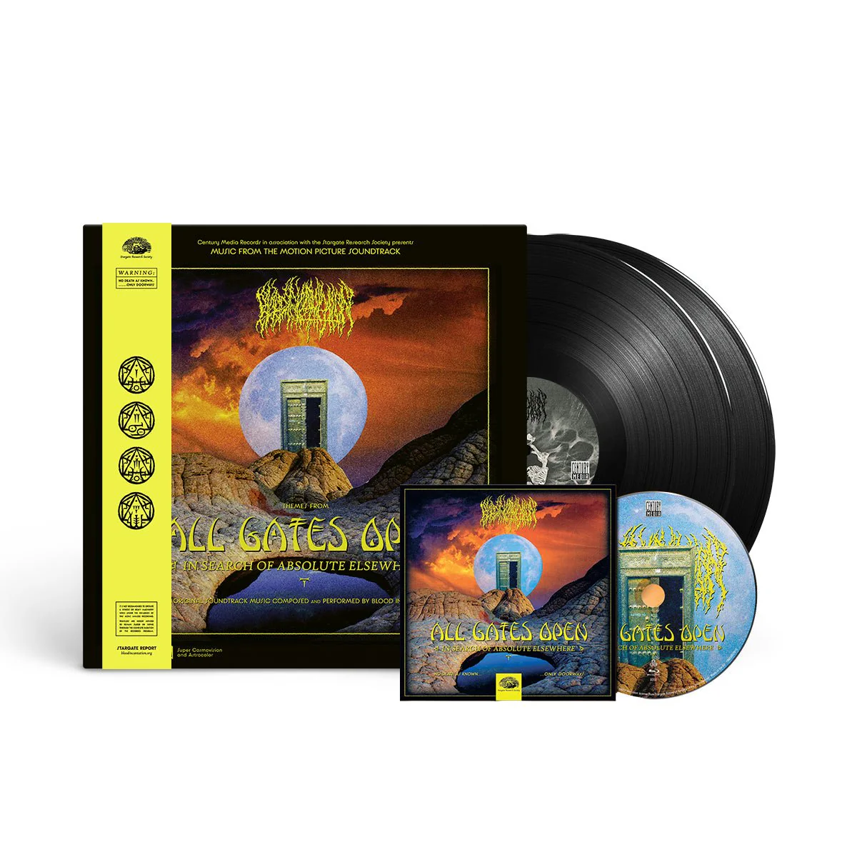 BLOOD INCANTATION "All Gates Open" 2xLP + Blu-Ray + T-Shirt Bundle - Image 7