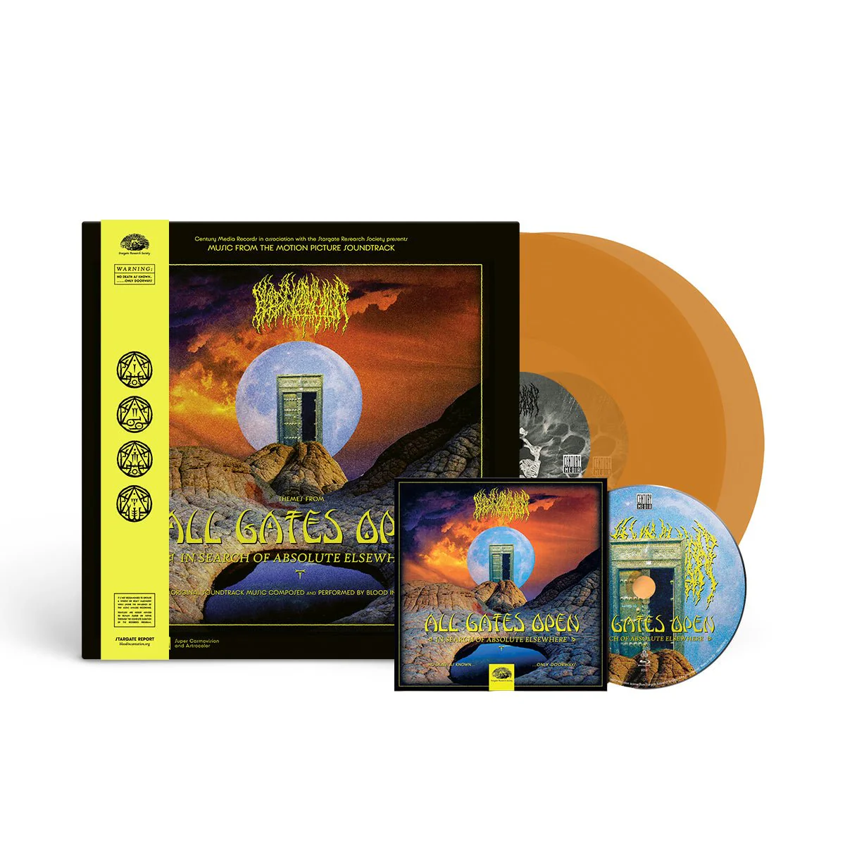 BLOOD INCANTATION "All Gates Open" 2xLP + Blu-Ray + T-Shirt Bundle - Image 8