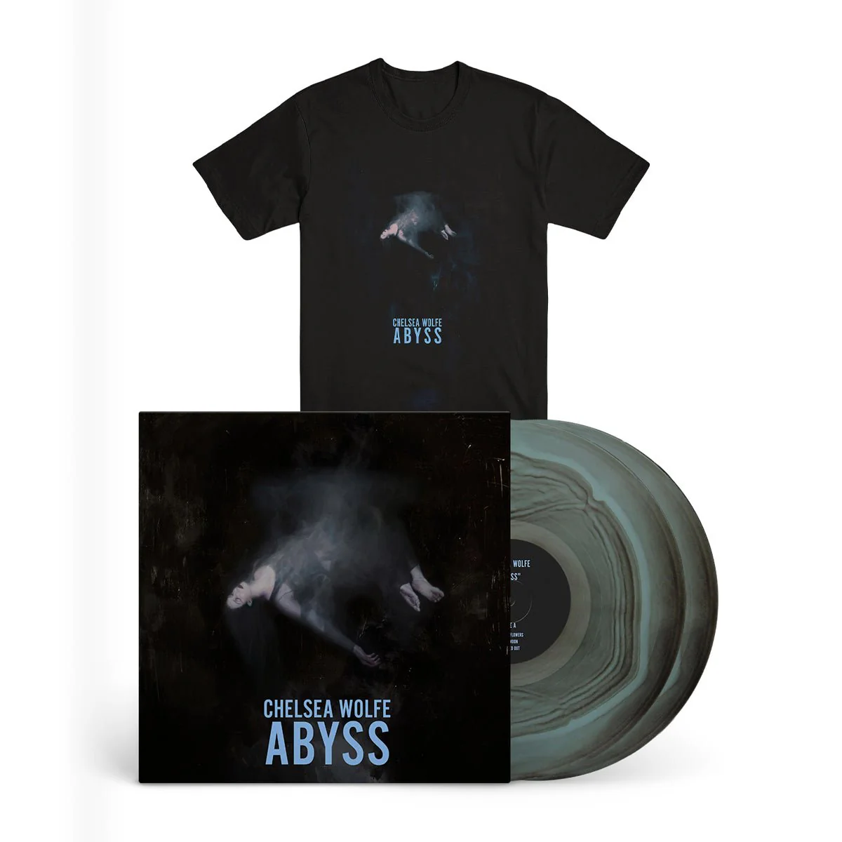 CHELSEA WOLFE "Abyss - Album Cover" 2xLP + T-Shirt Bundle