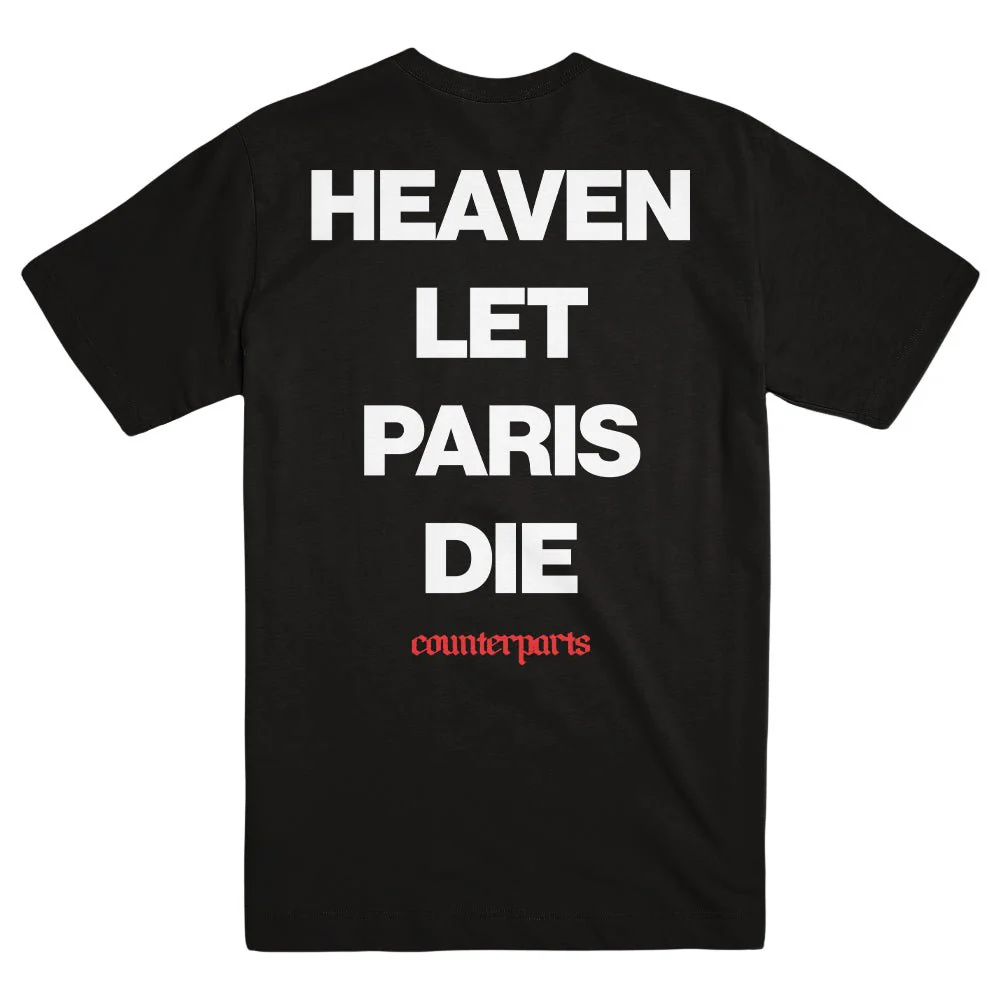 COUNTERPARTS "Heaven Let Paris Die" T-Shirt - Image 2