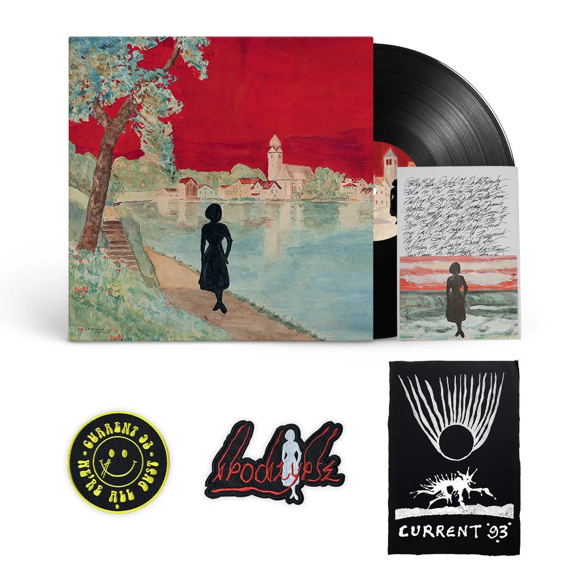 CURRENT 93 "Sketches Of My NightMares And Dreams Occurring" LP + Patch Set Bundle