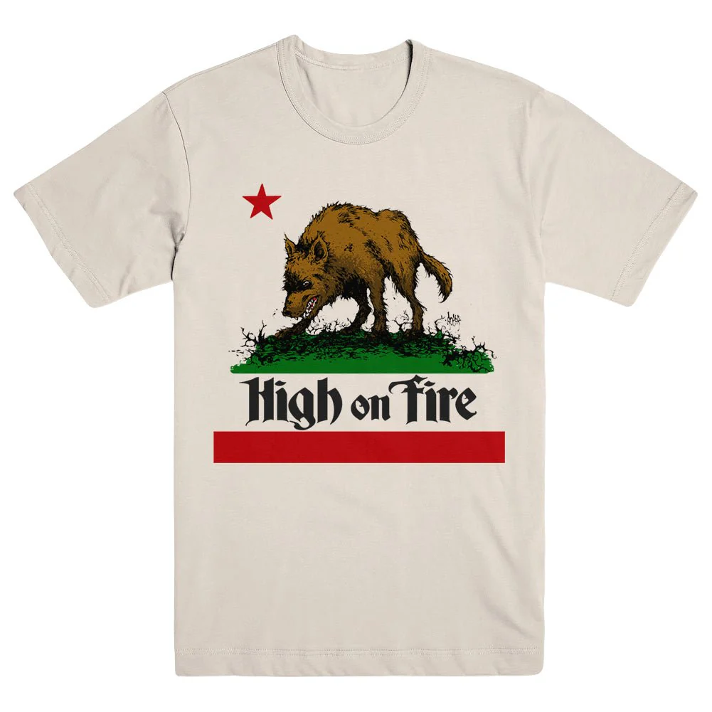 HIGH ON FIRE "California Wolf" T-Shirt