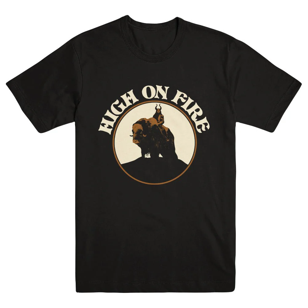 HIGH ON FIRE "Musk Ox Rider - Black" T-Shirt