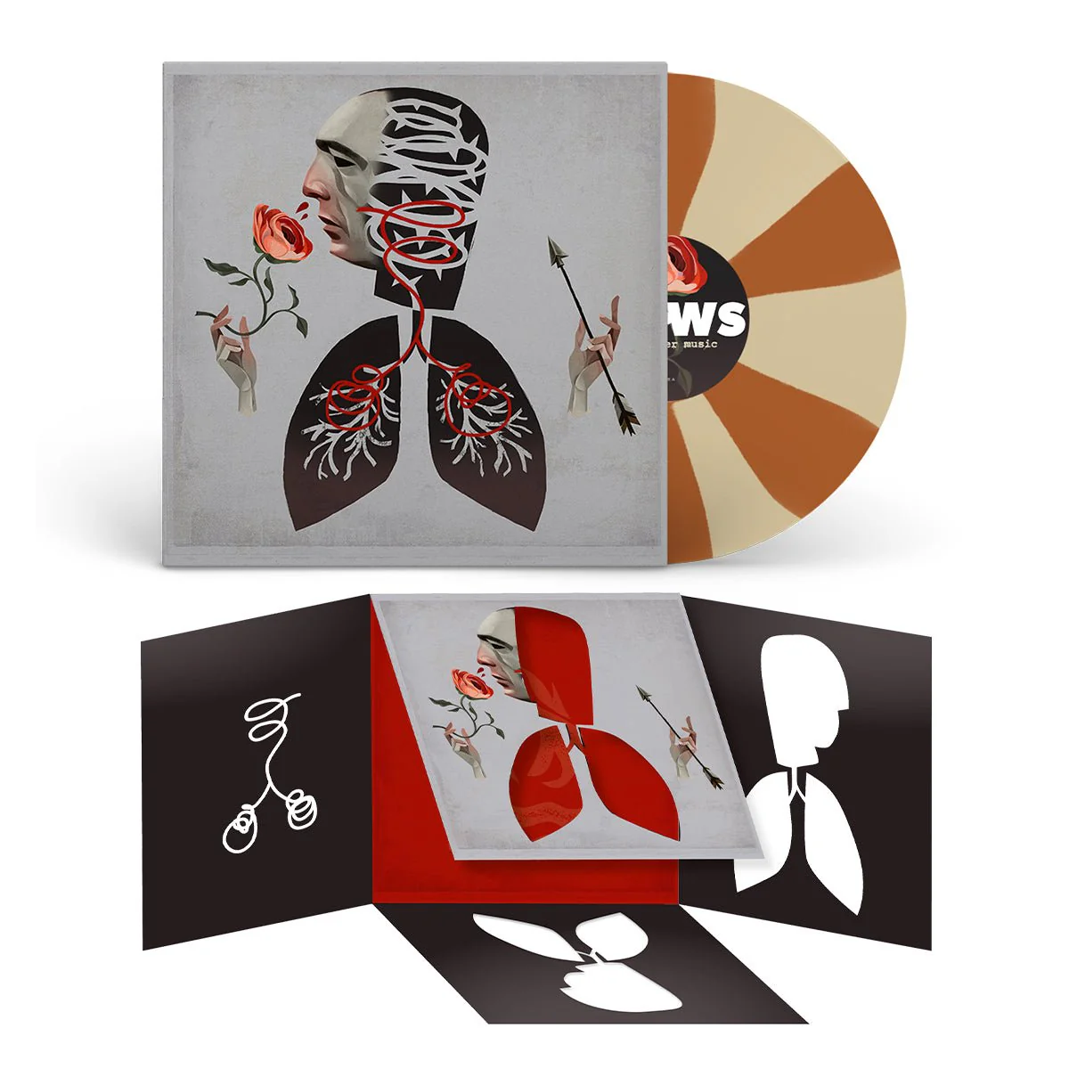 HOT WATER MUSIC "Vows" LP + Coffee Mug + Art Print Bundle - Image 2