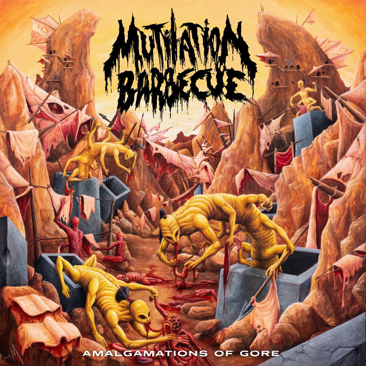 MUTILATION BARBECUE "Amalgamations Of Gore" LP