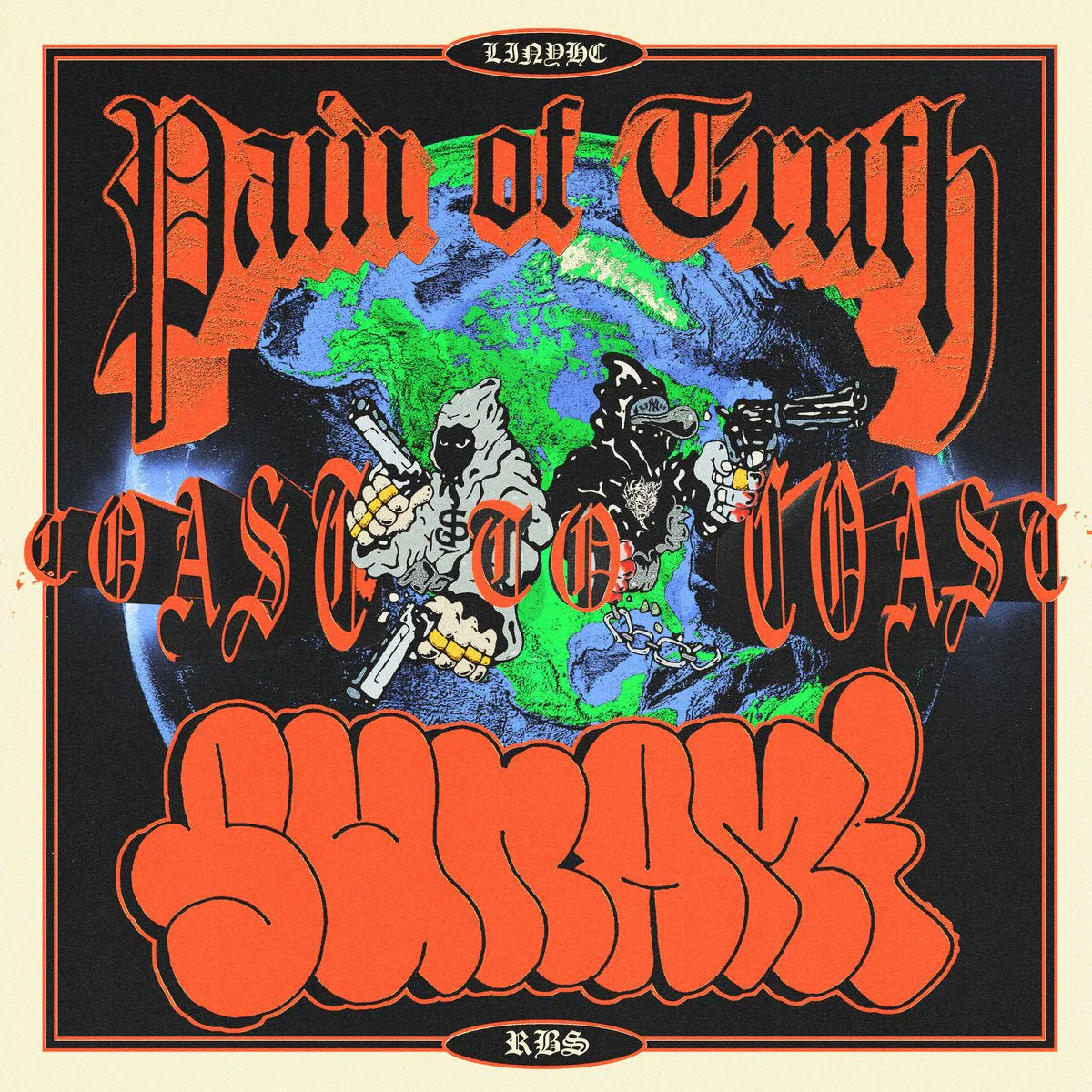 PAIN OF TRUTH / SUNAMI "Coast 2 Coast Split" CD