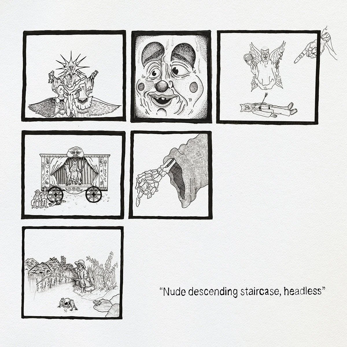TEEN SUICIDE "Nude Descending Staircase Headless" Tape